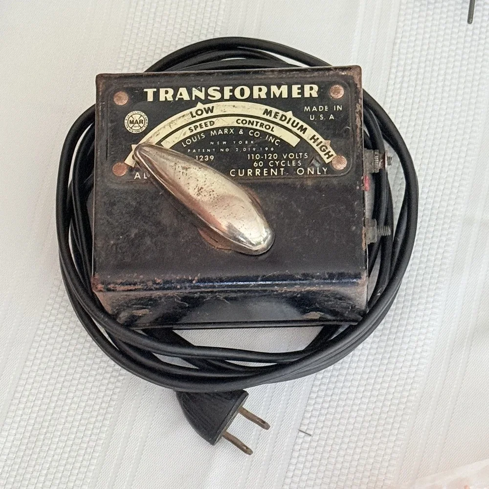 Louis Marx O Gauge Electric Train Track Lot – Speed Control Transformer 1239